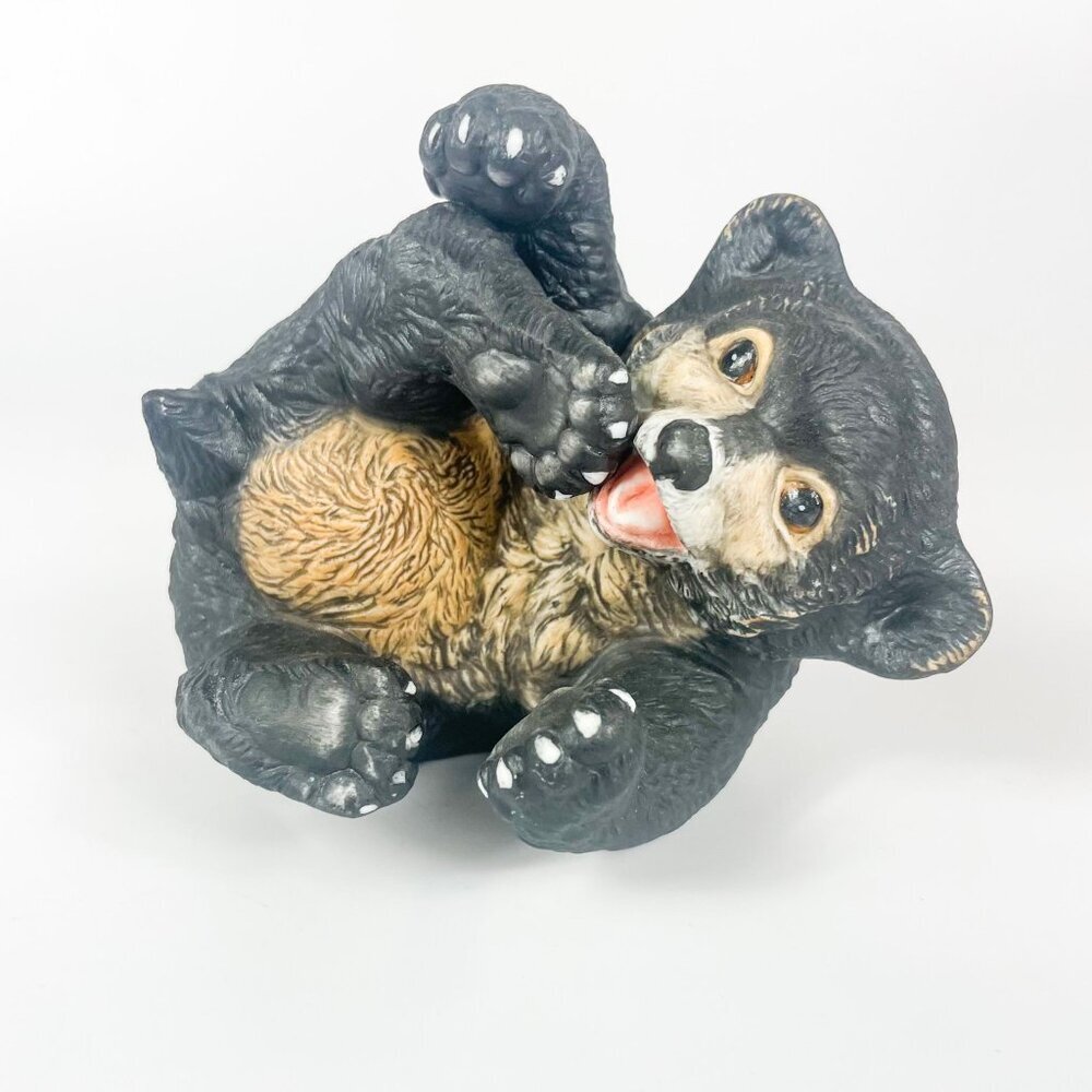 River Shore Porcelain Roger J Brown Figurine Roosevelt The Bear Cub 2345